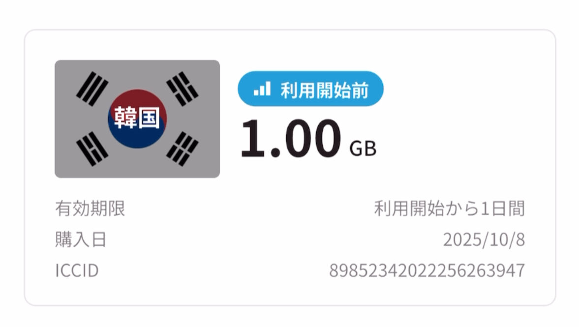 トリファマイeSIM